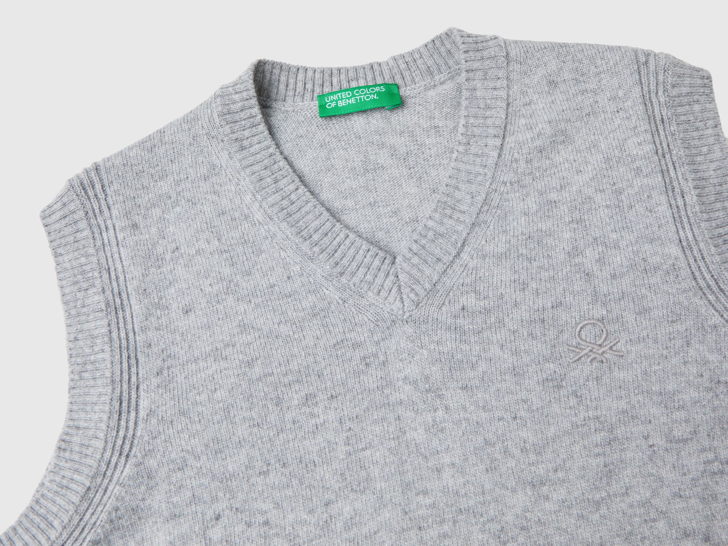 S/L V NECK SWEATER Niño image number 3